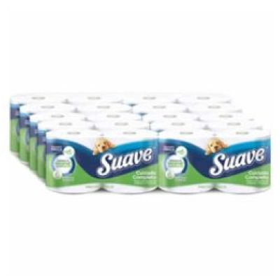 Papel Higiénico Suave Verde Cuidado Completo Paq. 20und