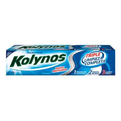 Pasta Dental KOLYNOS Triple Limpieza Completa 90gr
