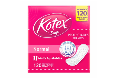 Toalla Higiénicas Protectores Diarios Kotex Paq. 120und