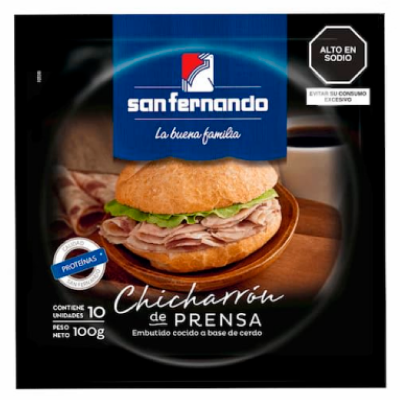 Chicharron de Prensa San Fernando 100gr