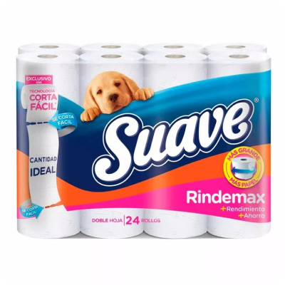 Papel Higiénico SUAVE Rindemax x 24und